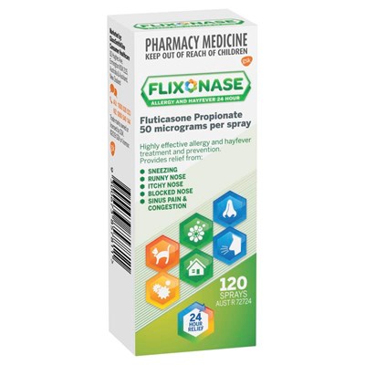 Flixonase Allergy and Hayfever 24 Hour Nasal Spray 120 Doses