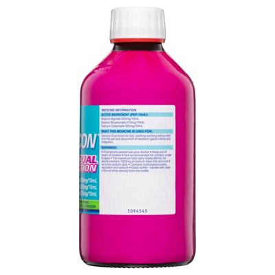 Gaviscon Dual Action Peppermint 600mL