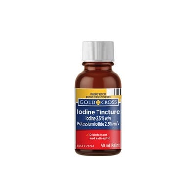 Gold Cross Iodine Tincture Solution 50mL