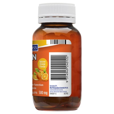Gold Cross Vitamin C 500mg 100 Chewable Tablets
