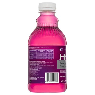 Hydralyte Ready to use Electrolyte Solution Apple Blackcurrant 1L