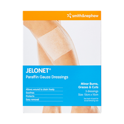 Jelonet 10cm x 10cm 3 Pack