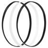Lady Jayne Black Snagless Elastomer Elastics 50 Pack