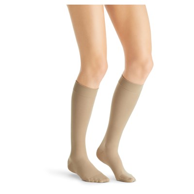 Jobst UltraSheer Knee High Compression Stocking Natural Medium
