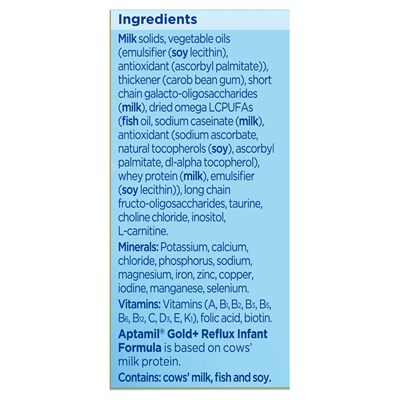 Aptamil Gold+ Reflux Baby Infant Formula Regurgitation or Mild Reflux From Birth to 12 Months 900g