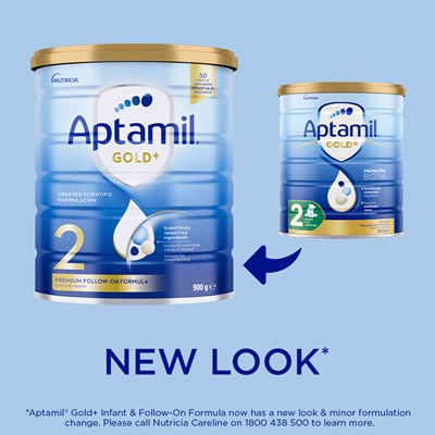 Aptamil Gold+ 2 Baby Follow-On Formula From 6-12 Months 900g