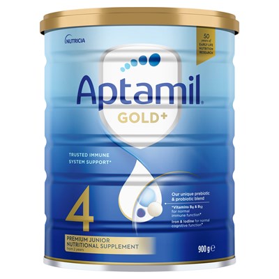Aptamil Gold+ 4 Junior Nutritional Supplement Milk Drink From 2 Years 900g