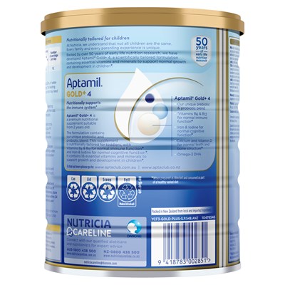 Aptamil Gold+ 4 Junior Nutritional Supplement Milk Drink From 2 Years 900g
