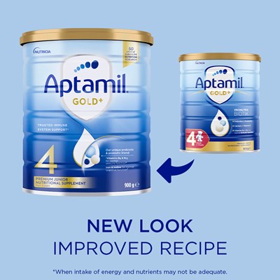 Aptamil Gold+ 4 Junior Nutritional Supplement Milk Drink From 2 Years 900g