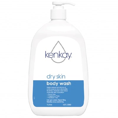 Kenkay Dry Skin Body Wash 1L Pump