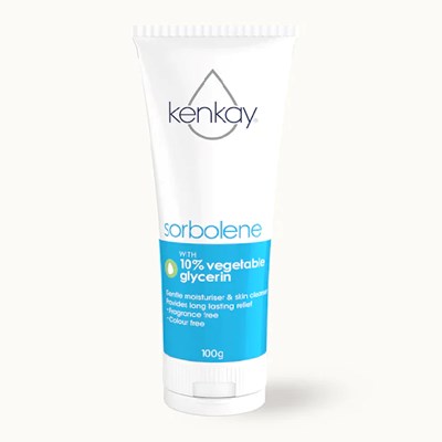 Kenkay Sorbolene with 10% Vegetable Glycerin 100g tube