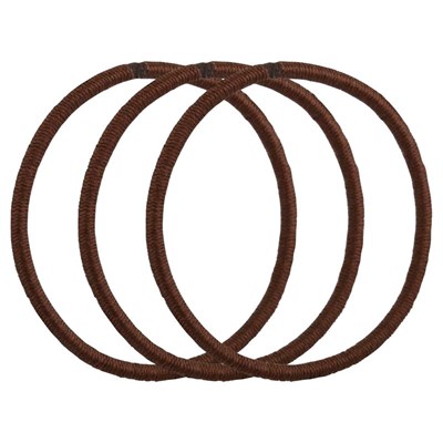 Lady Jayne Brown Snagless Elastics 18 Pack