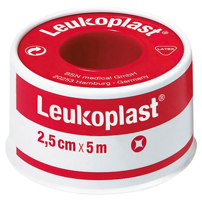 Leukoplast Standard Plastic Snap Ring 2.5cm X 5m