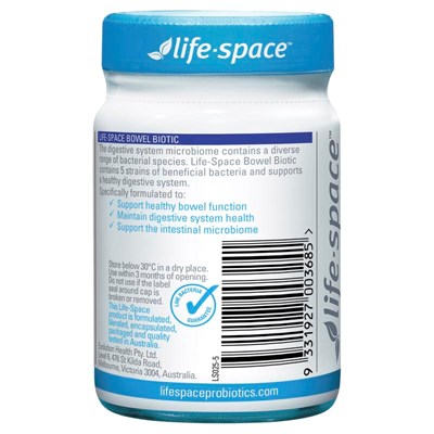 Life-Space Bowel Biotic 60 Caps
