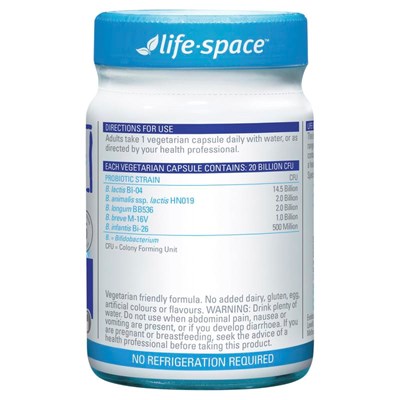 Life-Space Bowel Biotic 60 Caps