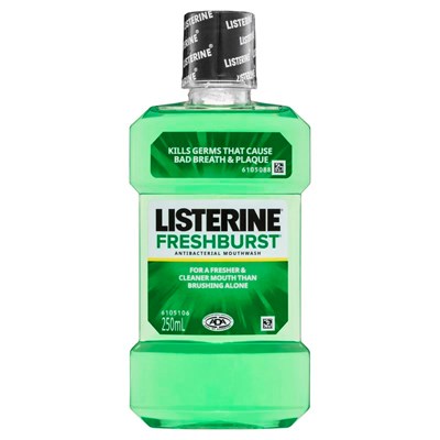 Listerine Fresh Burst Antibacterial Mouthwash 250mL