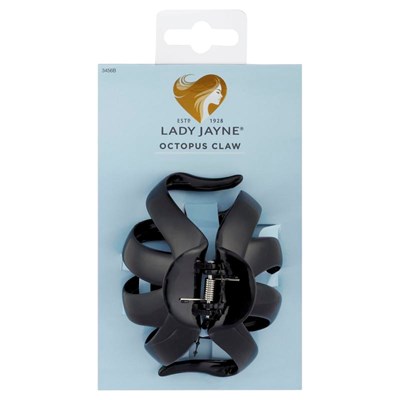 Lady Jayne Black Octopus Hair Claw