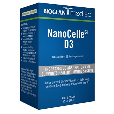 Medlab NanoCelle D3 1000iu 30mL