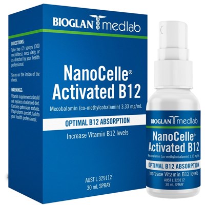 Bioglan Medlab Nanocelle Activated B12 30mL