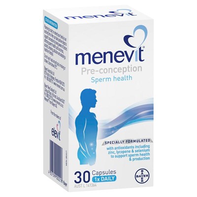Menevit Pre-Conception Sperm Health Capsules 30 pack
