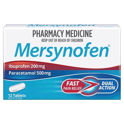 Mersynofen 12 Tablets