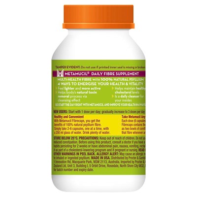 Metamucil Fibrecaps 160 Capsules