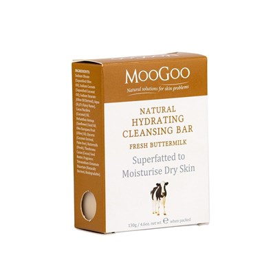 MooGoo Hydrating Cleansing Bar Fresh Buttermilk 130g