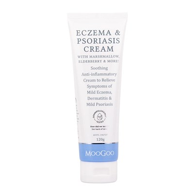 MooGoo Eczema & Psoriasis Cream With Marshmallow & Elderberry 120g