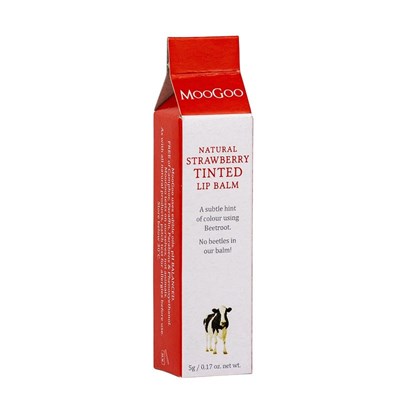 MooGoo Lip Balm Strawberry Tinted 5g