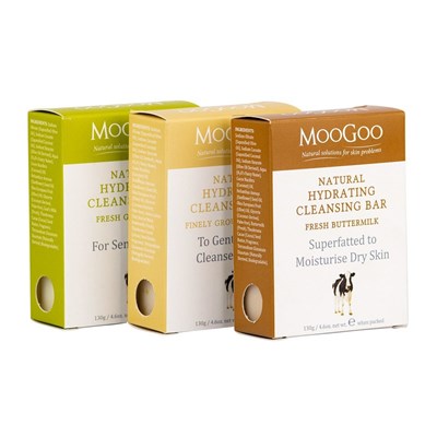 MooGoo Hydrating Cleansing Bar Finely Ground Oatmeal 130g