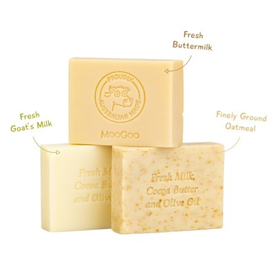 MooGoo Hydrating Cleansing Bar Finely Ground Oatmeal 130g