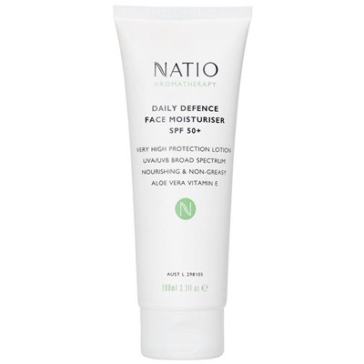 Natio Daily Defence Face Moisturiser SPF50+ 100mL