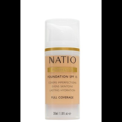 Natio Flawless Foundation SPF 15 Light Honey