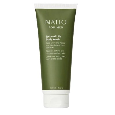 Natio For Men Spice Of Life Body Wash 210mL
