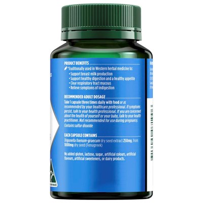 Nature's Own Fenugreek 1000mg 60 Capsules