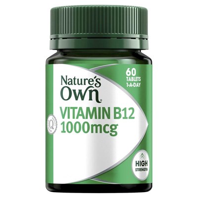 Nature's Own Vitamin B12 1000mcg 60 Tablets