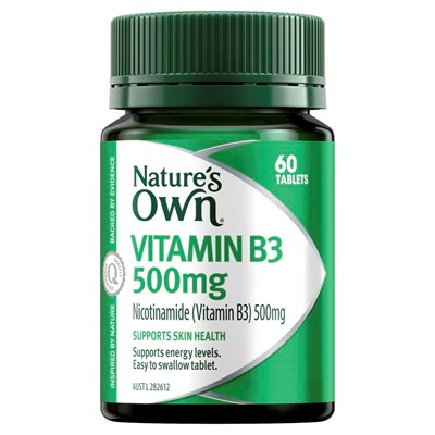 Nature’s Own Vitamin B3 500mg 60 Tablets