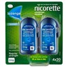 Nicorette Cooldrops Lozenge Icy Mint Regular Strength 4 x 20 Pack