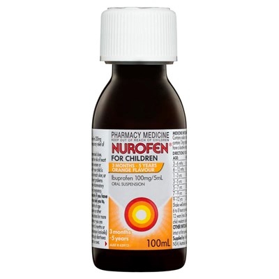 Nurofen For Children 3months-5years Orange 100mL