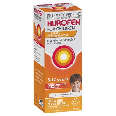 Nurofen For Children 5-12yrs Orange 200mL