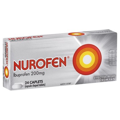 Nurofen Pain and Inflammation Relief 200mg Ibuprofen 24 Caplets