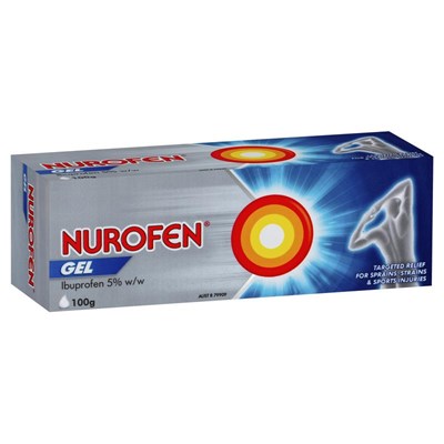 Nurofen Pain and Inflammation Relief Gel 5% Ibuprofen 100g