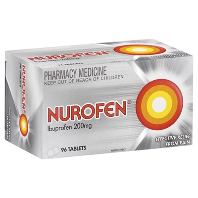 Nurofen Anti-Inflammatory Pain Relief 200mg Ibuprofen 96 Tablets