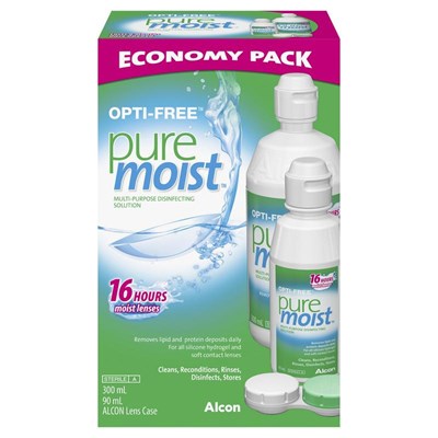 Opti-Free PureMoist Contact Lens Solution Economy Pack