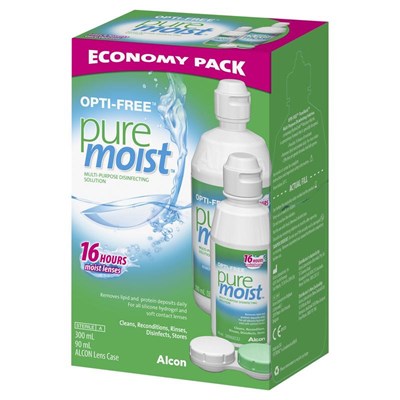 Opti-Free PureMoist Contact Lens Solution Economy Pack