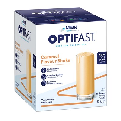 OPTIFAST VLCD Shake Caramel Flavour (12 Pack)