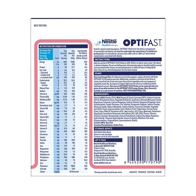 OPTIFAST VLCD Shake Strawberry Flavour (12 Pack)