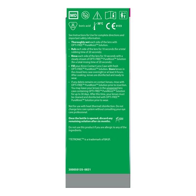 Opti-Free PureMoist Contact Lens Solution Travel Pack 90mL