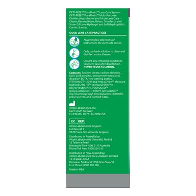 Opti-Free PureMoist Contact Lens Solution Travel Pack 90mL