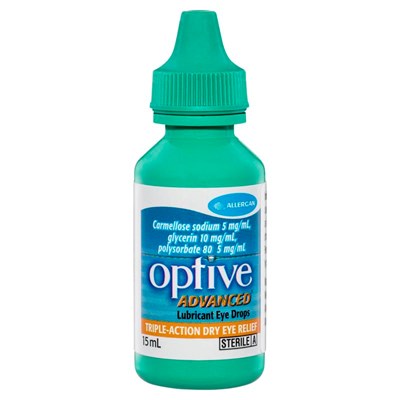 Optive Advanced Lubricant Eye Drops 15mL